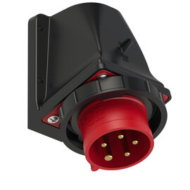 CEE-inlet wall mount 20A 4P5W 6h IP67 UL