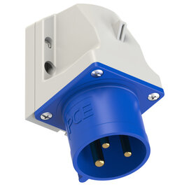 CEE-wall mounted plug 32A 3p 6h IP44