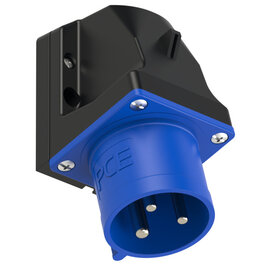 CEE-inlet wall mount 30A 2P3W 6h IP44 UL