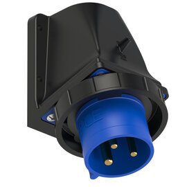 CEE-inlet wall mount 30A 2P3W 6h IP67 UL