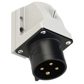 CEE-wall mounted plug 32A 4p 7h IP44