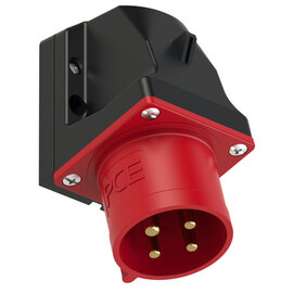 CEE-inlet wall mount 30A 3P4W 3h IP44 UL