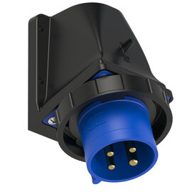 CEE-inlet wall mount 30A 3P4W 9h IP67 UL