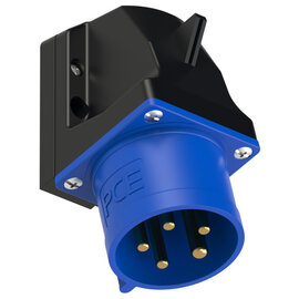 CEE-inlet wall mount 30A 4P5W 9h IP44 UL