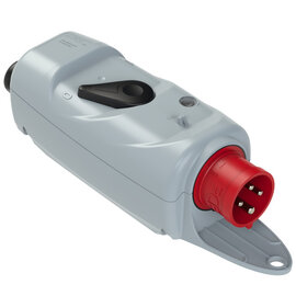 CEE-plug with switch (ON-OFF) +BA 16A 4p 6h IP44 with holder