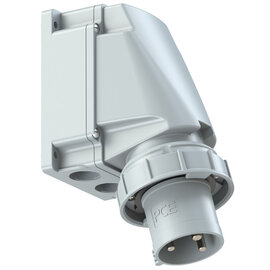 CEE-wall mounted plug 63A 3p 1h IP67 POWER TWIST