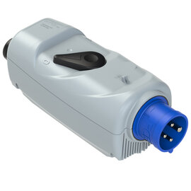 CEE-plug with switch (ON-OFF)  16A 4p 9h IP44