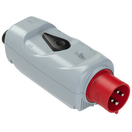 CEE-plug with switch (REVERSING)  32A 4p 6h IP44