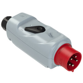 CEE-plug with switch (ON-OFF)  32A 5p 6h IP44