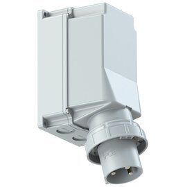 CEE-wall mounted plug 125A 3p 1h IP67 POWER TWIST