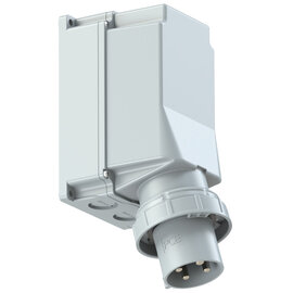 CEE-wall mounted plug 125A 4p 1h IP67 POWER TWIST