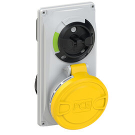 CEE-switched interlocked socket compact 32A 5p 4h IP44/IP54