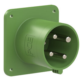 CEE-flanged plug straight 63A 4p 10h IP44 POWER TWIST