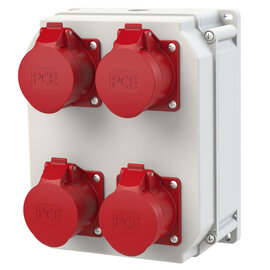 Distribution box plastic wall mounted LOFER4 IV 4x16/5 M25ÖoBVu VC IP54