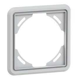 Cover frame light grey 1-way