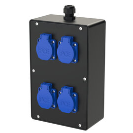 Distribution box rubber wall mounted TRAUNSEE IV 4xSSD M20oBVu VC5p v IP54