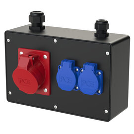 Distribution box rubber wall mounted TRAUNSEE IV 16/5 2xSSD M25/20o VC5p/3p IP54