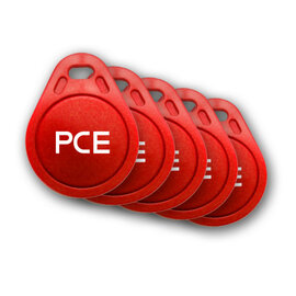 RFID Schlüsselanhänger Chip (5er Pack) mit PCE Logo