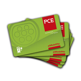 RFID Karte mit PCE Logo