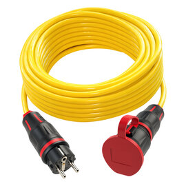 Extension cable 25m N07V3V3-F 3G1,5 yellow K35 SK-plug/connector