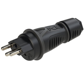 Safety plug swiss standard T23 16A IP55 (black)
