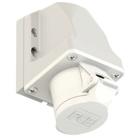 CEE-wall mounted socket 16A 2p 24/42VDC IP44 TWIST