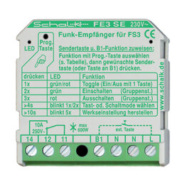 Funk-Empfängersch. 1Kanal 230V AC (UP)