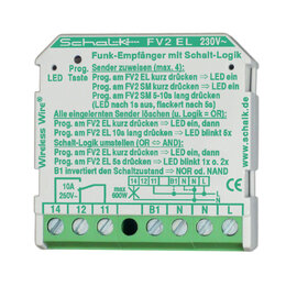 Funk-Empf. m.Logik 1Wechsler 10A 230V AC